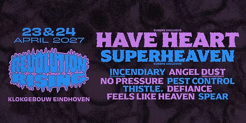 Revolution Rising 2027 — muziek in Eindhoven