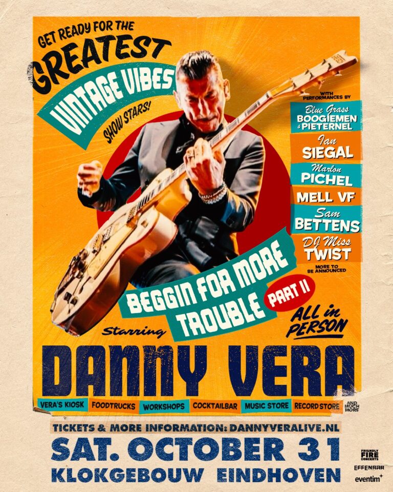danny vera beggin’ for more trouble part 2 — muziek in Eindhoven