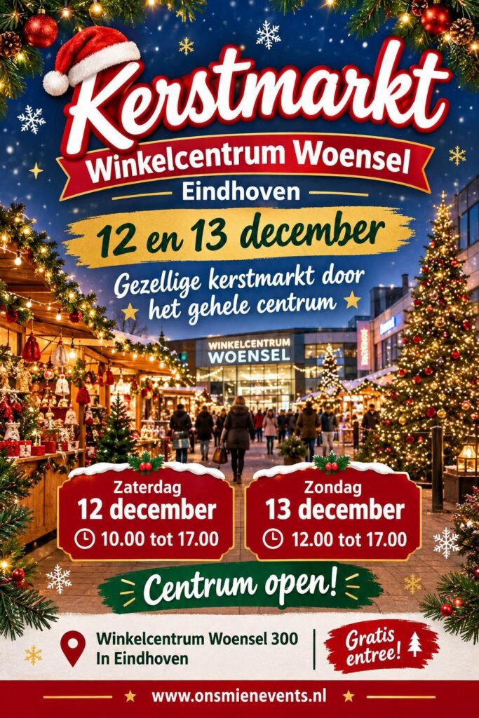kerstmarkt winkelcentrum woensel xl eindhoven in Eindhoven